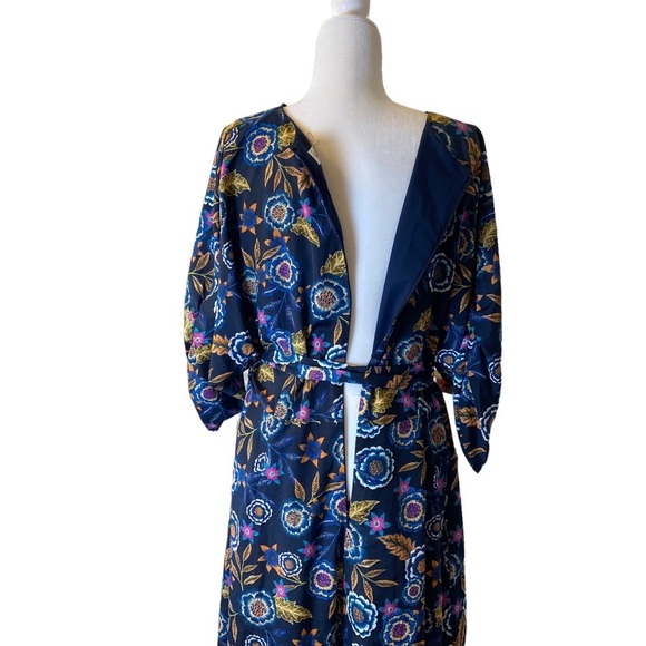 Eliza J Floral Hi-Lo Surplice Knee Length Dress Woman’s 20 Plus Size - Picture 8 of 12